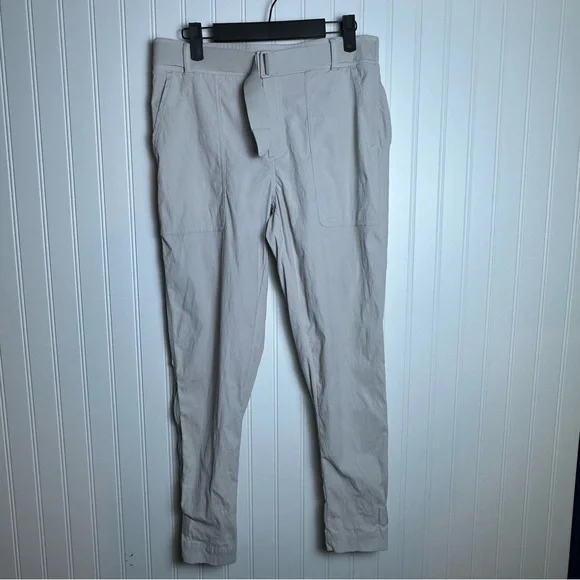 Athleta Women’s Trekkie Belted Pant Birch Grey Sz 6 - Picture 6 of 16